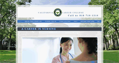 Desktop Screenshot of californiacareercollege.edu